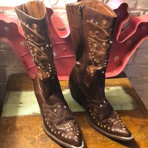 Rhinestone boots